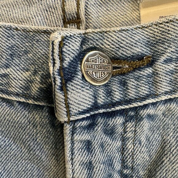 Harley Davidson Jeans Mens Grunge y2k 36x34 Vintage - Picture 3 of 7